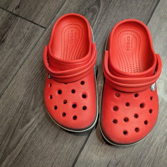 CROCS Other - Crocs Red Kids Size 13 Good Condition - Previously Worn